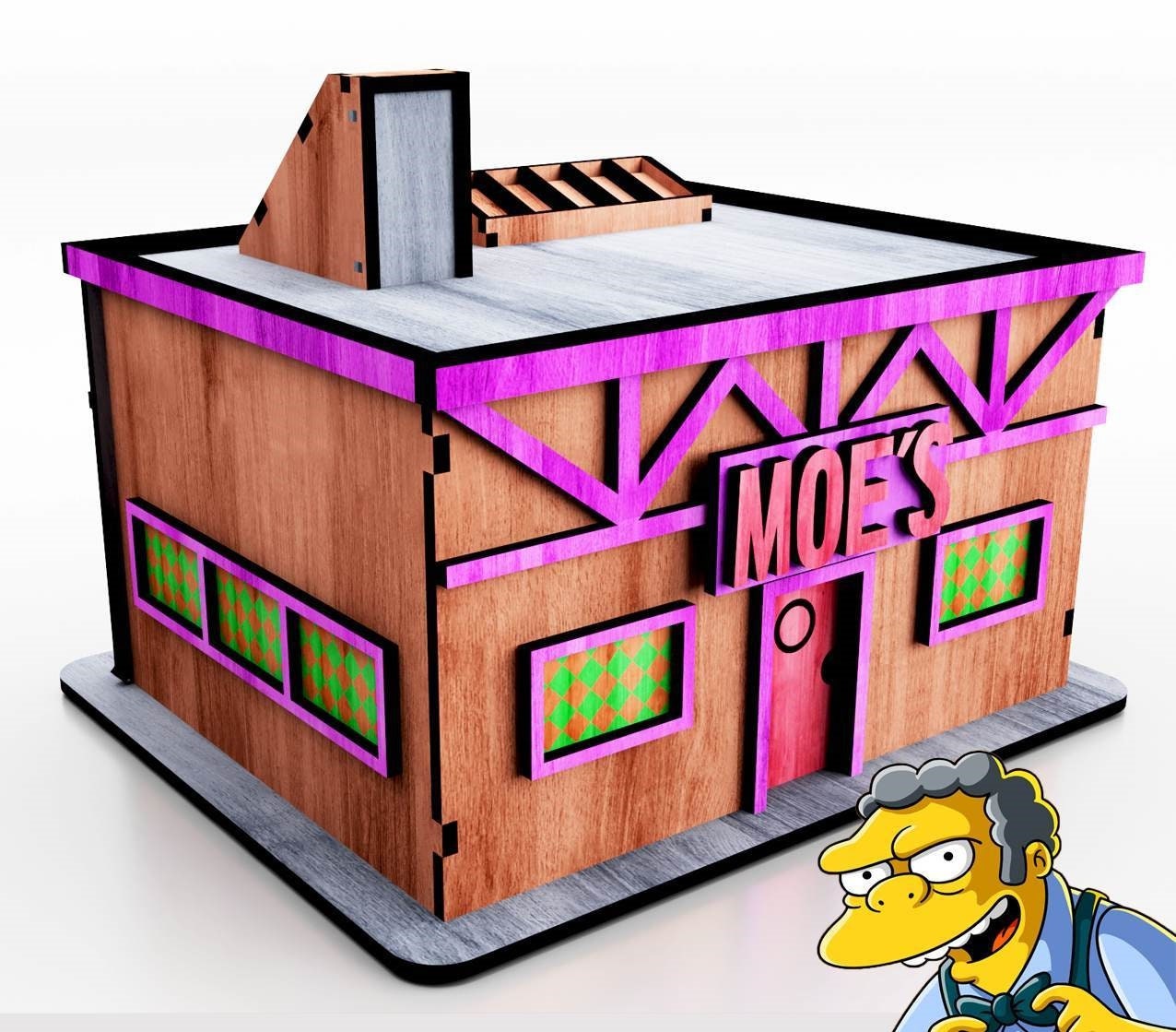 Casas Famosas para corte laser en formato dxf, svg, cdr, pdf y con ...