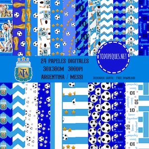 25 Documentos digitais da seleção argentina de futebol.