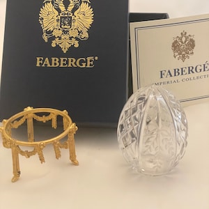 Casa Fabergé - Huevo Imperial Numerado con estuche original y certificado de autenticidad