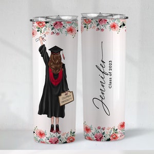 Personalized 2023 Graduation Gift for Her, Custom Graduation Gifts, Class of 2023 Gift, Customized Graduation Gifts, Graduation Tumbler Gift