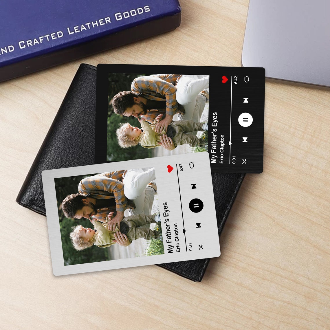 Personalized Photo Metal Wallet Card With Music, Custom Wallet Card ...