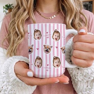 Custom Baby Photo Retro Mug, Best Dad Ever Personalized Father's Day Gift, First Time Daddy Appreciation, Dad Birthday Gift, Grandpa Present image 9