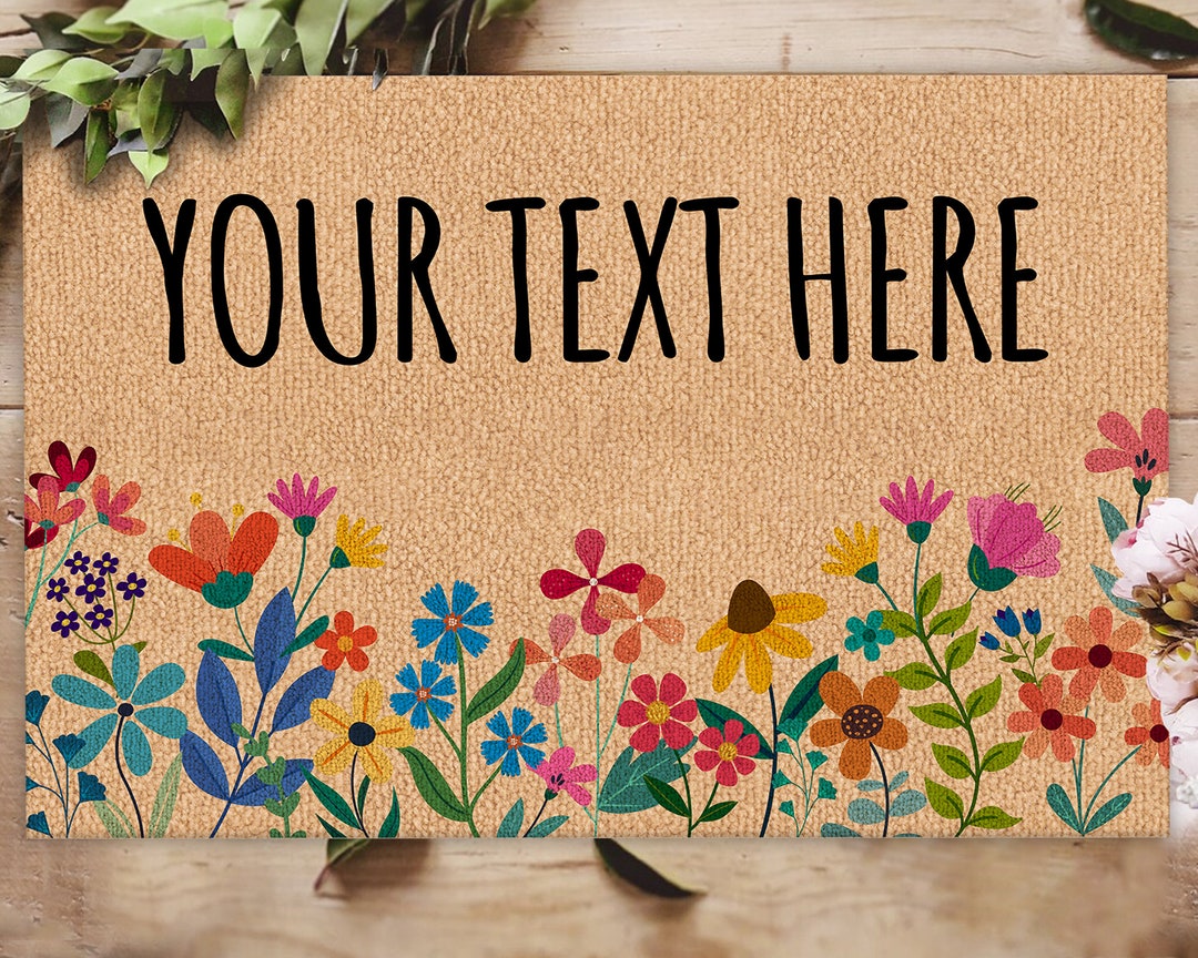 Personalized Mat, Custom Doormat, Make Your Own Mat, Custom Mat
