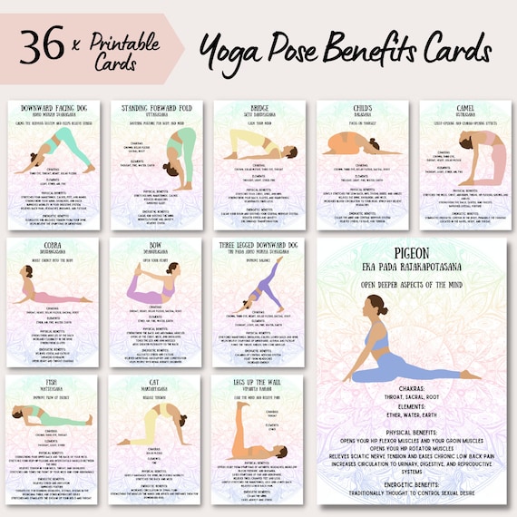 Luckies Calm Club Yoga Cards | Mindfulness & Yoga Gifts | 52 Yoga Pose Cards With Meditation Activities | Self Care Gifts For Adults & Kids