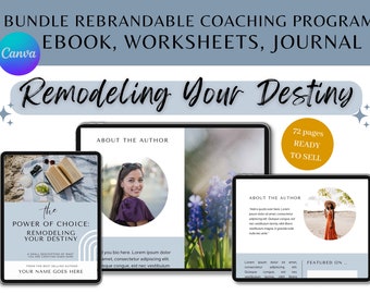 Bundle Remodel Your Destiny Done For You Coaching Program for Life Coaches, Healing Coaches, Spiritual Coach, Visualization Coach,Goal Coach
