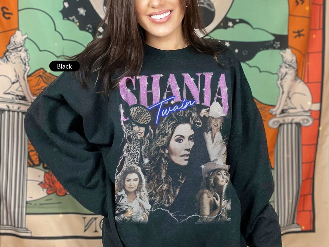 Vintage Shania Twain Merch Tshirt Designs Tour Dates Etsy