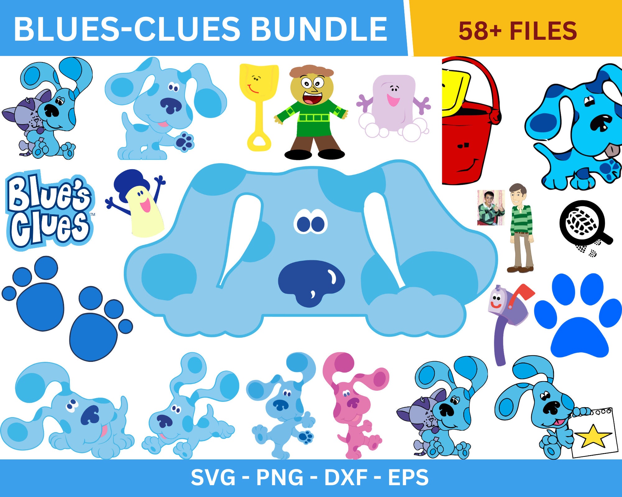 Blue'S Clues Blue Goes To The Beach - cpcfkmg