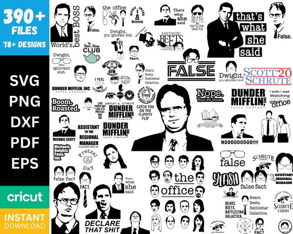 The Office Svg Bundle, michael scott svg, dunder mifflin svg, The Office  Clipart, The Office, Tv Show Svg