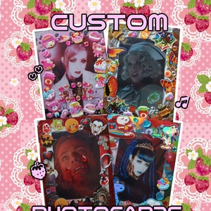 Fotocard decorate personalizzate