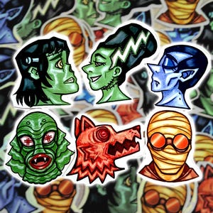 Universal Monsters Sticker Pack