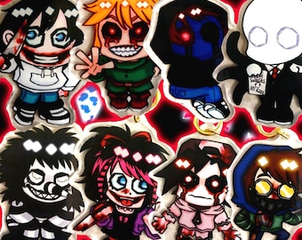 Creepypasta Keychains