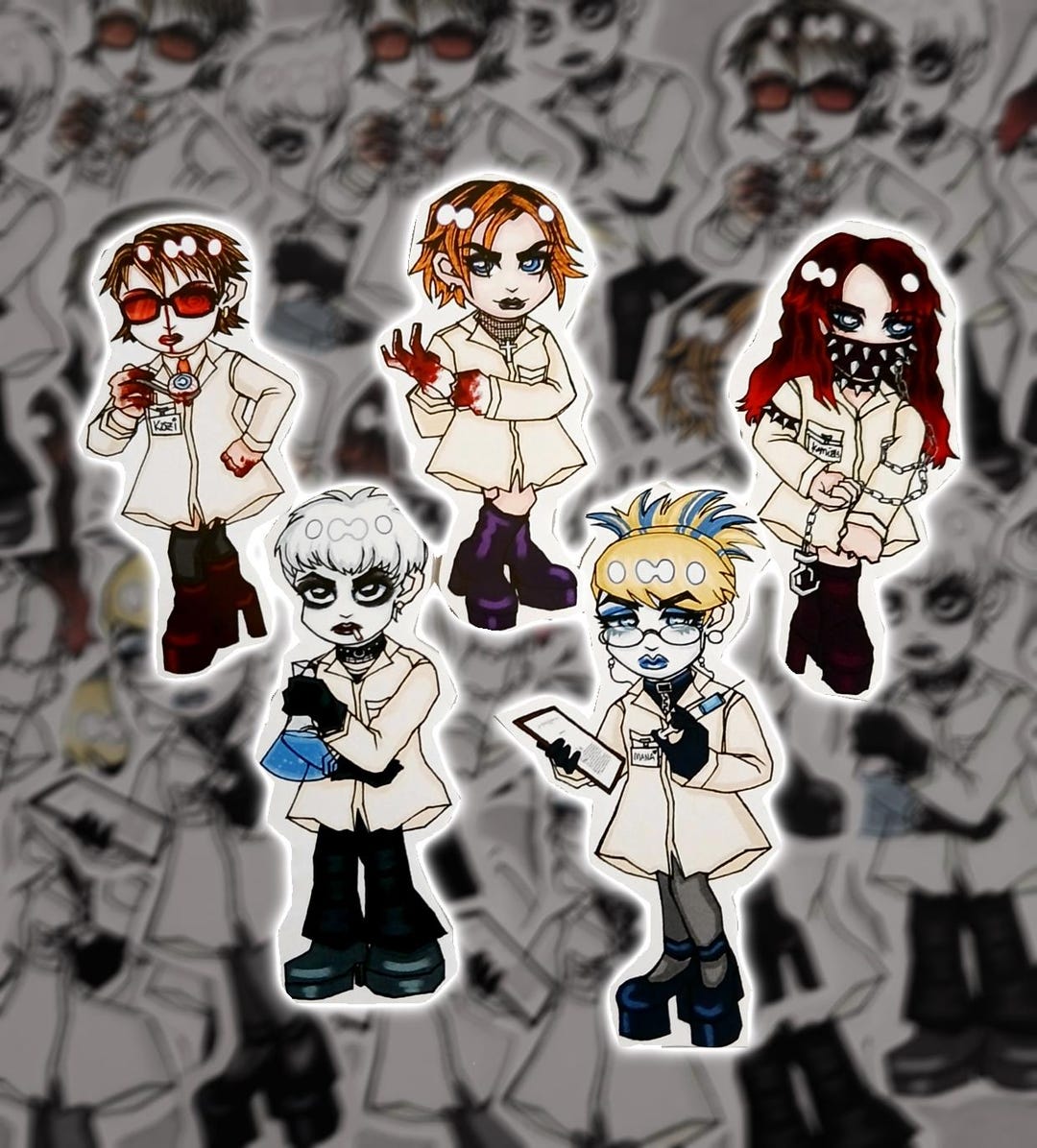 Malice Mizer Illuminati Sticker Pack - Etsy