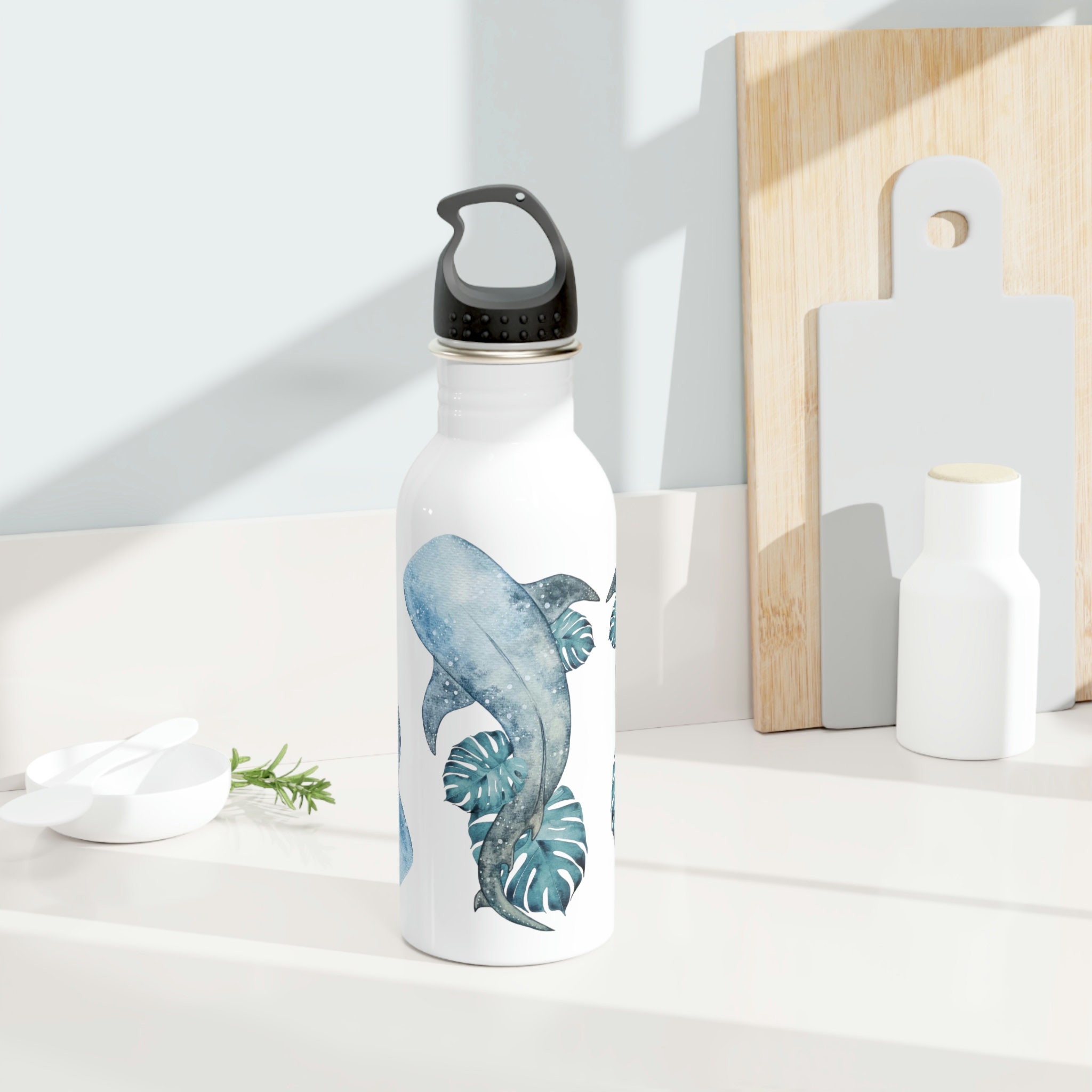 Sharks Eco Friendly Reusable Water Bottles – Moosel Hats