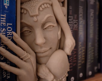 Medusa Book Nook, 3D Printed Fantasy Mythological Bookend