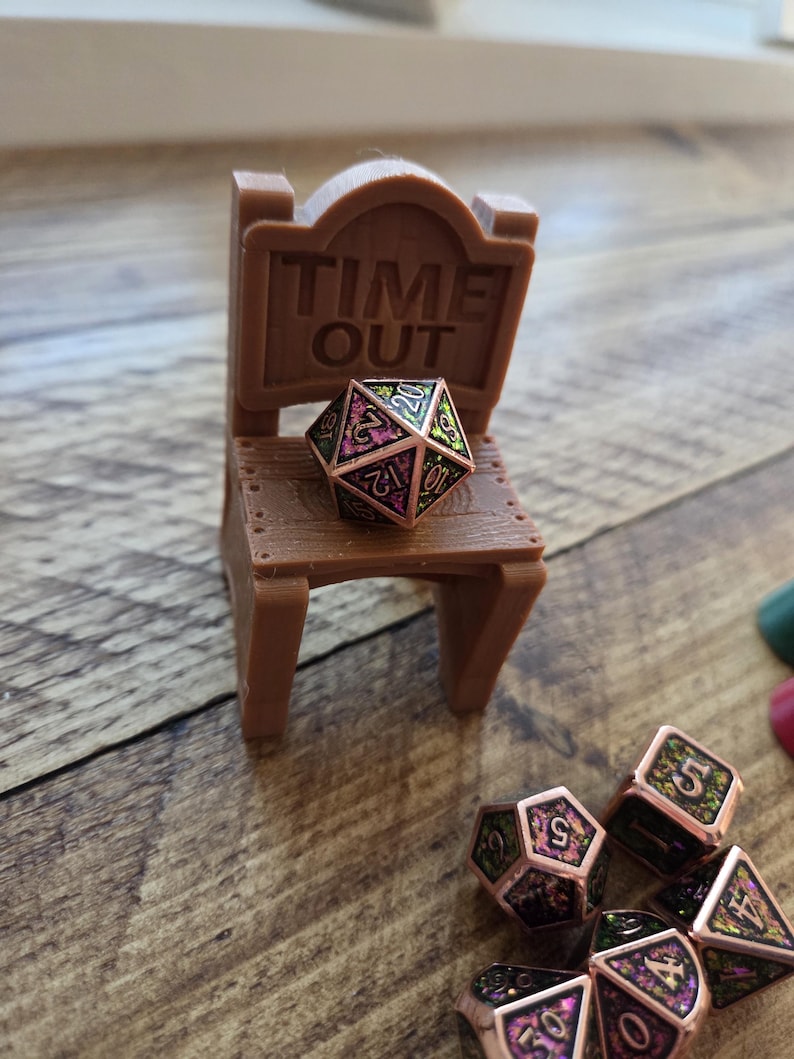 Dice Jail Chair, 3D Printed D20 Dunce Cap Time-out Seat - Etsy Canada