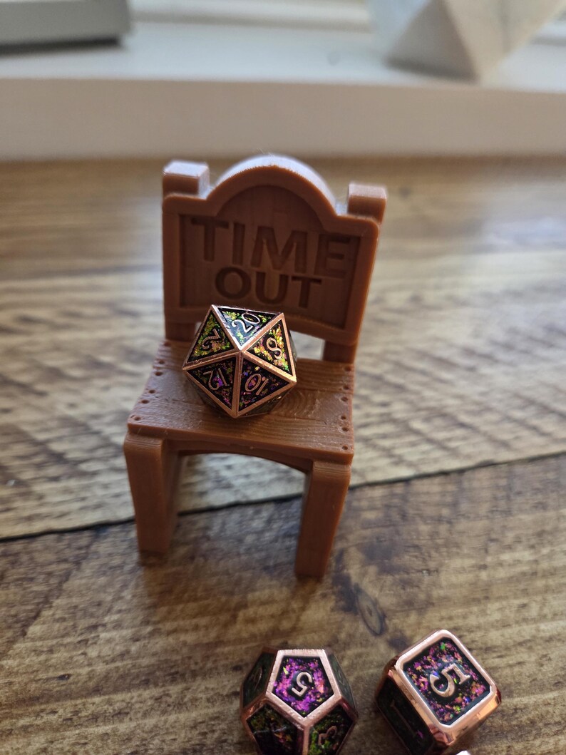 Dice Jail Chair, 3D Printed D20 Dunce Cap Time-out Seat - Etsy Canada