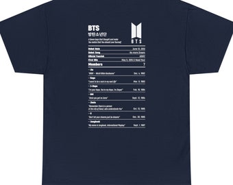 T-shirt BTS ultime pour toute l’ARMÉE ici - T-shirt en coton lourd unisexe esthétique emblématique