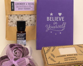 Relaxation Gift Set -  Lavender - Wellness self care kit.