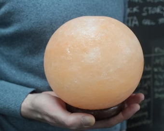 Large Himalayan Pink Salt Lamp • Natural Crystal Mood Light