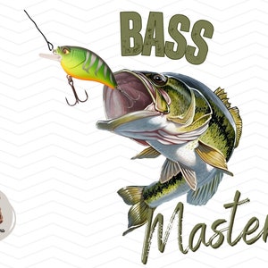 bass master png saltando Bass Fish png Diseño de sublimación fondo transparente diseño de camisa de bajo pescador de bajo envoltura de vaso de bajo