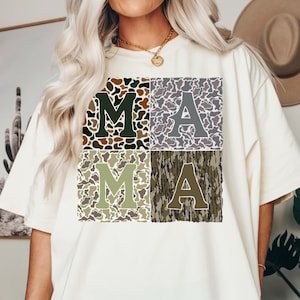 Camo Mama png-ontwerp moeder, vrouw jacht camo shirtontwerp old school camo png Camo shirt sublimatie voor T-shirts sweatshirts mokken petten