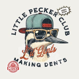 Little Pecker Club png / Divertente design di maglietta da uomo con umorismo volgare per donna, stampa a sublimazione su abbigliamento, scarica il file di stampa per uso commerciale