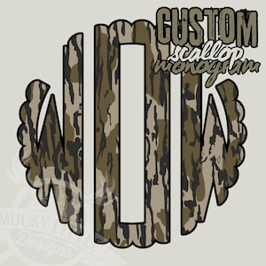 Monogram Camo tekst Aanpasbaar ontwerp eendenjacht shirtontwerp old school camo png Camo shirt sublimatie voor T-shirts sweatshirts mokken petten