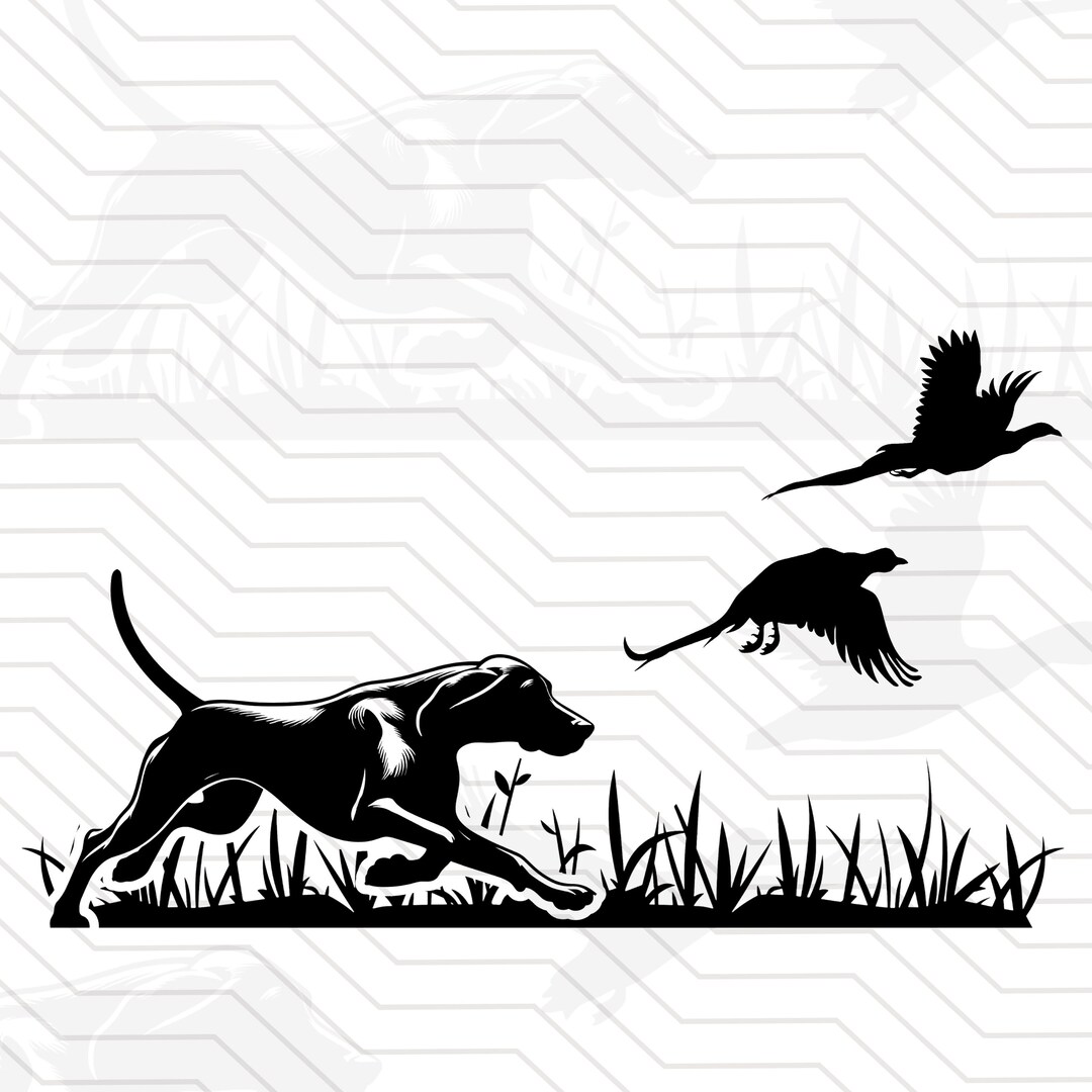 Pheasant Hunting Svg Hunting With Dogs Svg Hunt Life Svg Pheasant HUNT