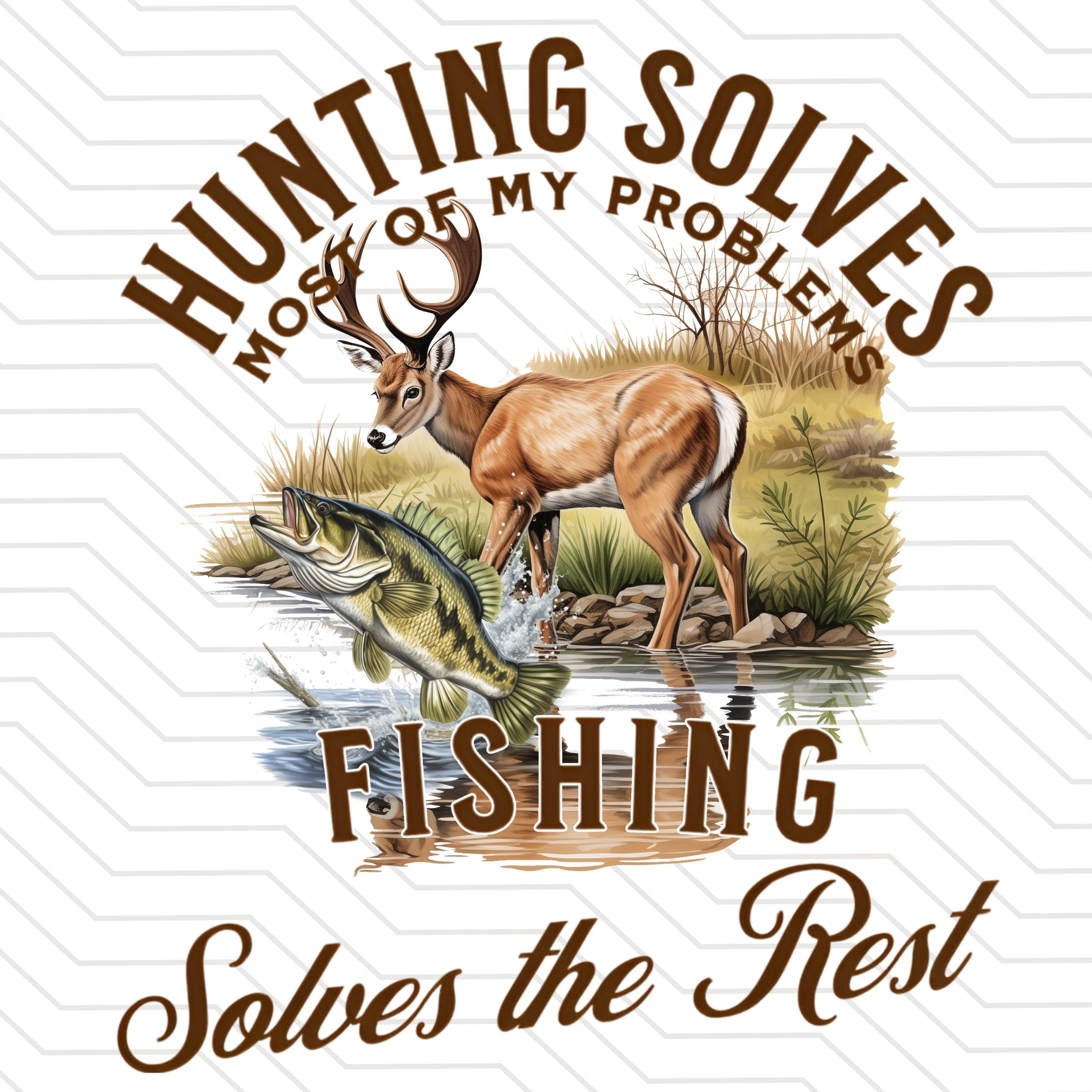 Hunting Fishing Art 