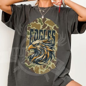 camo Adler png | Adler Wappen logo png | T-Shirt Sublimation Digitale Datei Download l camo Adler Maskottchen Logo | Adler tarn Sofort download