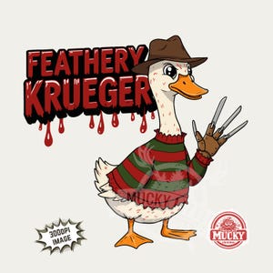 Funny Halloween Goose PNG: Silly Monster Shirt Design (Digital Download