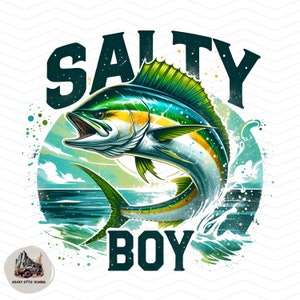 Salziger Junge PNG | Red Mahi Mahi png Dorado png Sublimationsdesign Delphin Fisch Sublimation transparenter Hintergrund Tiefseefischerdesign