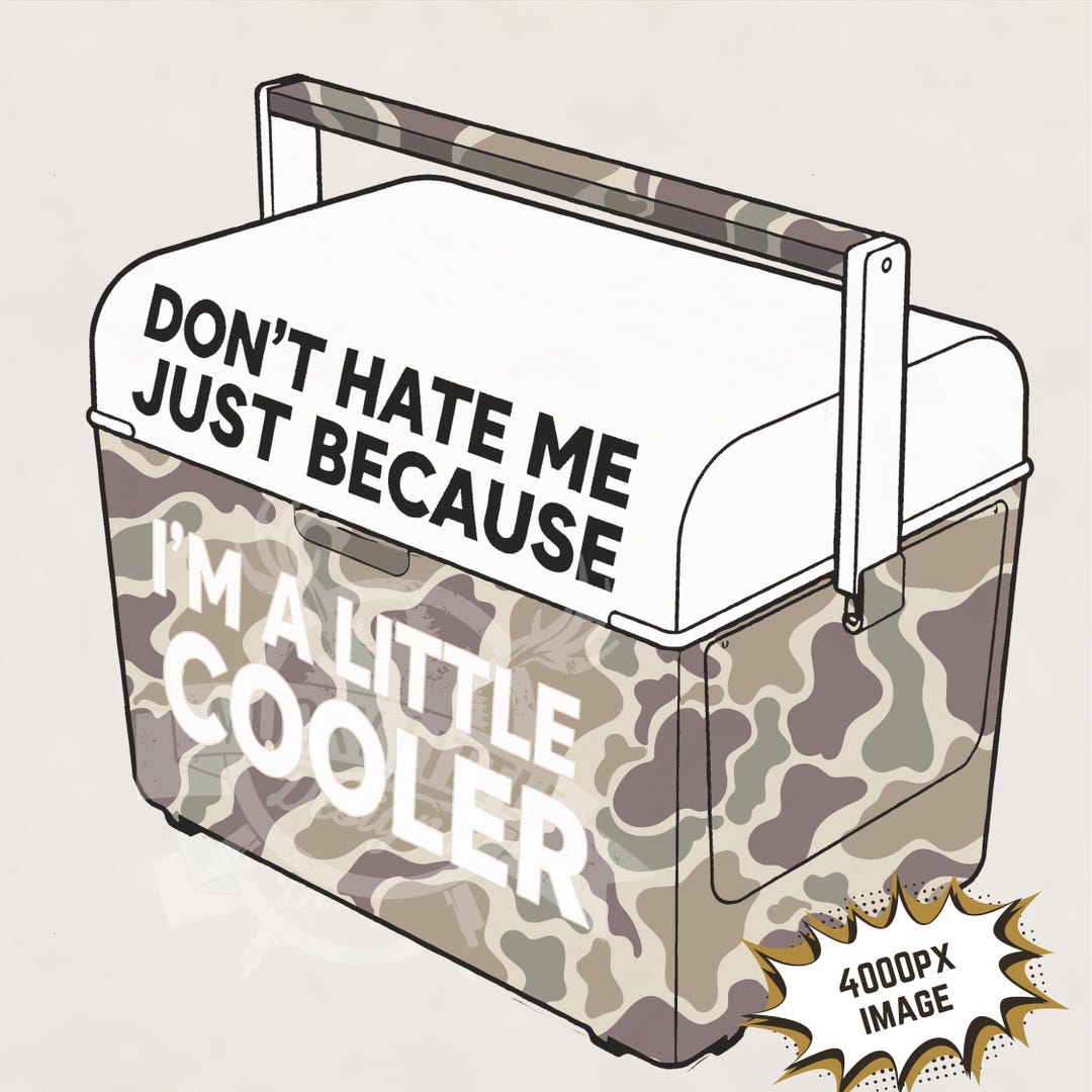 Don't Hate Me Because I'm A Little Cooler" Cooler Plush Bag Charm