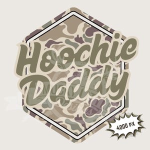 Hoochie Daddy Camo Design: Sublimation PNG File (Digital Download)