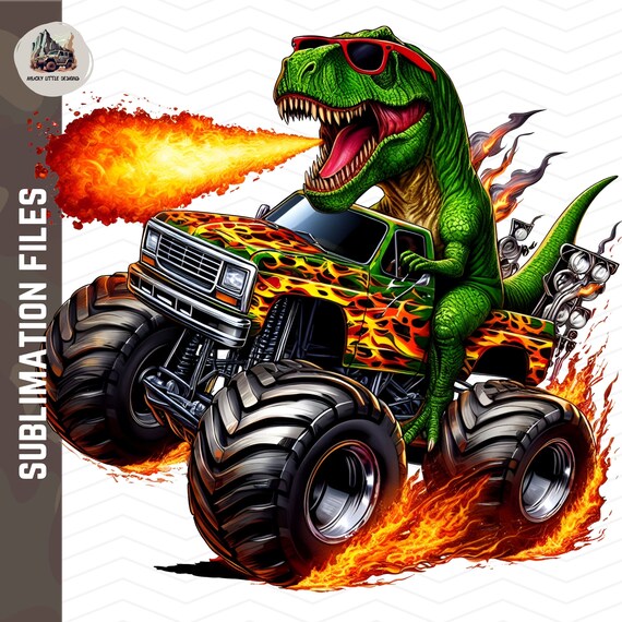 Monster Truck et T-Rex Dinosaur Png Sublimation Design, Monster Truck Png,  Truck Png, Extreme Vehicle Png, dino Png, téléchargement numérique -   France