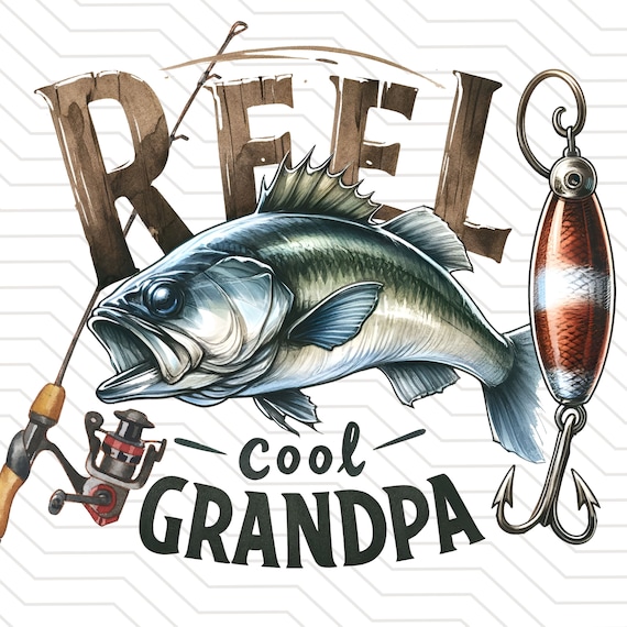 Mens Reel Cool Grandpa Funny Saltwater Bass Fishing T-Shirt Mens Reel Cool Grandpa Funny Saltwater Bass Fishing T-Shirt