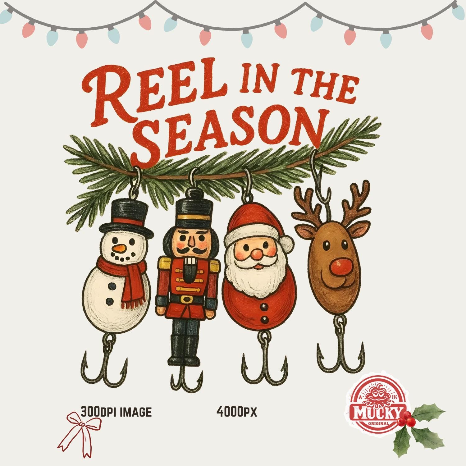 Stonehouse Collection Santa's Fishing Break Christmas Cards - 18 Cards & Envelopes