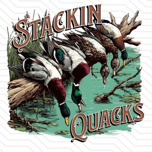 Duck hunting png | duck hunting sublimation | duck hunt svg duck hunting shirt design transparent background print file | stackin quack png