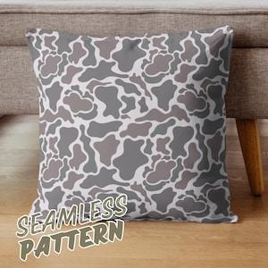 Naadloos patroon Old Camo png-eendenjacht camo-ontwerp. 300 dpi 4000 px vierkant naadloos jachtontwerp old school camouflagepatroon sublimatie