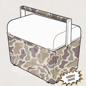 Camo drink cooler png / Camo hunting png, ragazzi camo hunting sublimazione 300dpi immagine file di stampa download immediato