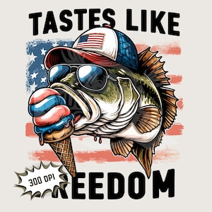 Sabe a libertad Png 4 de julio Pesca Png / Sublimación divertida del Día de la Independencia / Diseño del 4 de julio para niños / Archivo de impresión de imagen de pesca del 4 de julio