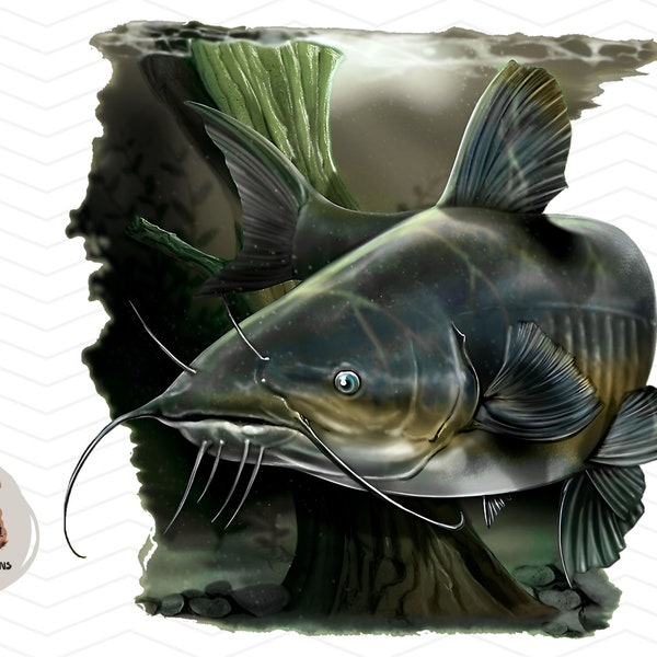 catfish shirt design fishing sublimation tumbler design downloads  transparent background dtf catfish print file fisherman catfish image