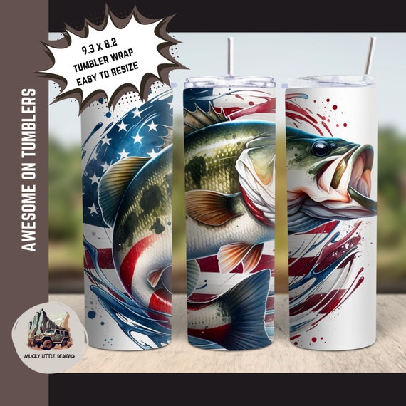 Large Mouth Bass Sublimation PNG Fishing Sublimation PNG American