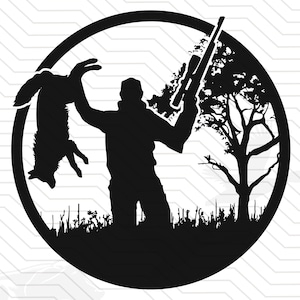 Koyote Jagd SVG | Koyote Jäger SVG | Coyote svg | Koyotenjagd | Clipart Coyote-Jagd cut Datei | Jäger-Silhouette Cricut