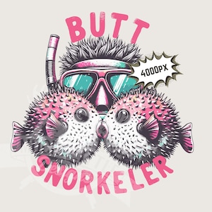 Disegno divertente per maglietta da uomo / Snorkeler sul sedere png, umorismo volgare per la sublimazione femminile su abbigliamento scarica file di stampa per uso commerciale