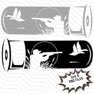 Caza de patos svg Vida de caza Svg Simple Caza de patos Svg Caza de patos escopeta svg Caza de patos svg Archivos de caza de patos Cricut Silueta vector