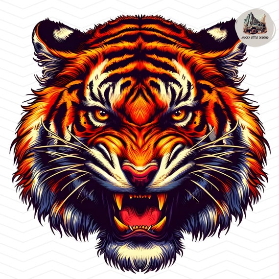 Tiger Head Mascot Png Tigers Football Png Tigers T-shirt ...