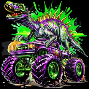 Monster Truck Png Sublimation Design Kids Truck design Png, Extreme Vehicle Png, digital Download monster truck tumbler design Son Daughter