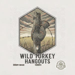 Pince à Billets Wild Turkey - Chasse Oiseau Faisan - Doré - Bon état