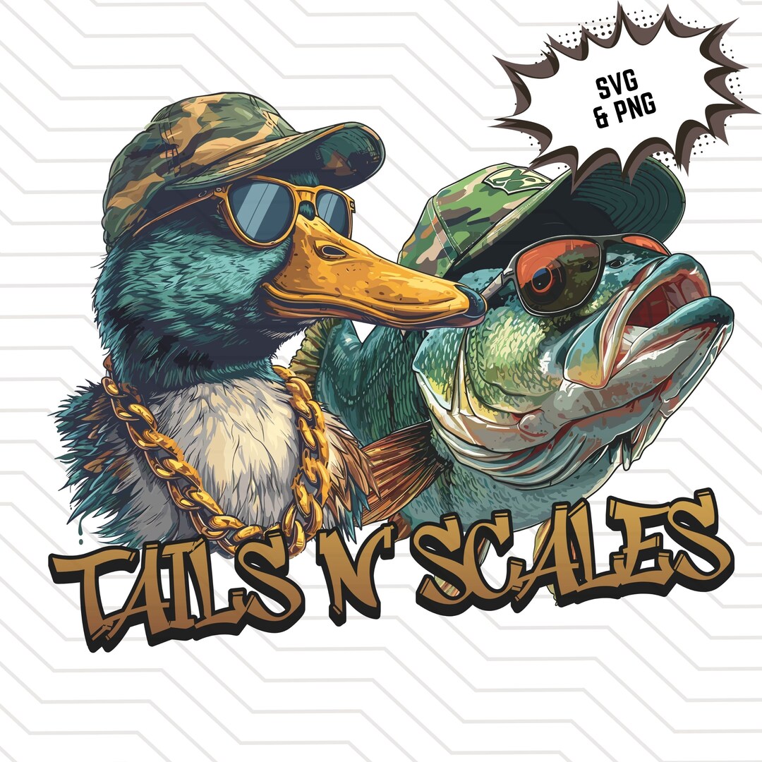 Tails N Scales Png Duck Hunting Sublimation Hunting Design Hunting and